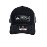 EF Patch Hat - Richardson 112 (Black/Charcoal)