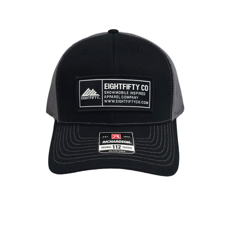 EF Patch Hat - Richardson 112 (Black/Charcoal)