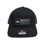 EF Patch Hat - Richardson 112 (Black/Black)