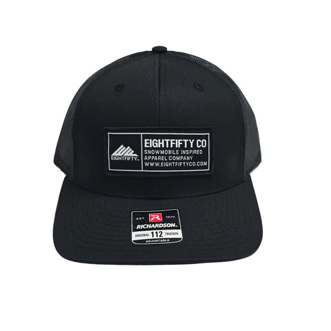 EF Patch Hat - Richardson 112 (Black/Black)