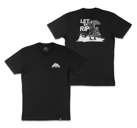 Pin-Up Finish Tee - Let 'Er Rip