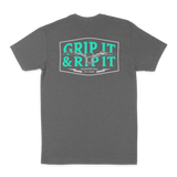 Grip & Rip - Teal/Light Grey
