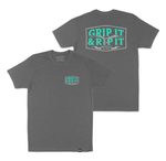 Grip & Rip - Teal/Light Grey